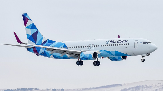 Авиакомпания NORDSTAR выполнила первый рейс из Бегишево в Москву